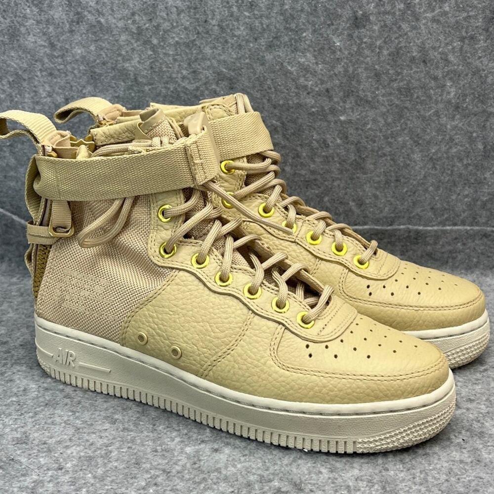 Nike SF Air Force 1 Mid AA3966-200 Mushroom Colorway Sneaker Shoe Women 6.5